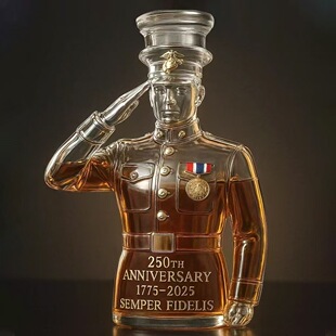 Cross-Border Independent Station Creative Whiskey Bottle Forever Loyal 250Th Anniversary Wine Bottle