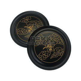 工厂定制 精品木质喷漆茶杯垫 水井坊茶具盘 客厅瓜果零食木盘