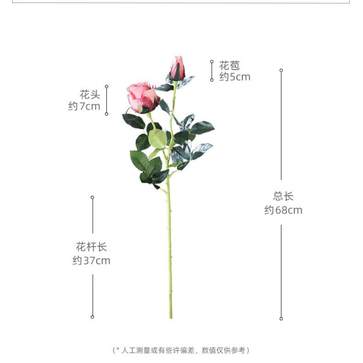 Simulación de flores búlgaras 2 flores de flores de flores de la mesa de comedor ramo de flores de boda pequeño lote de distribución