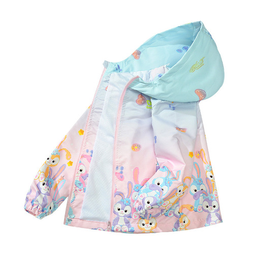 Children's Windproof Jacket Women's New Spring 2024 Outwear for Girls and Big Kids Trendy Outerwear