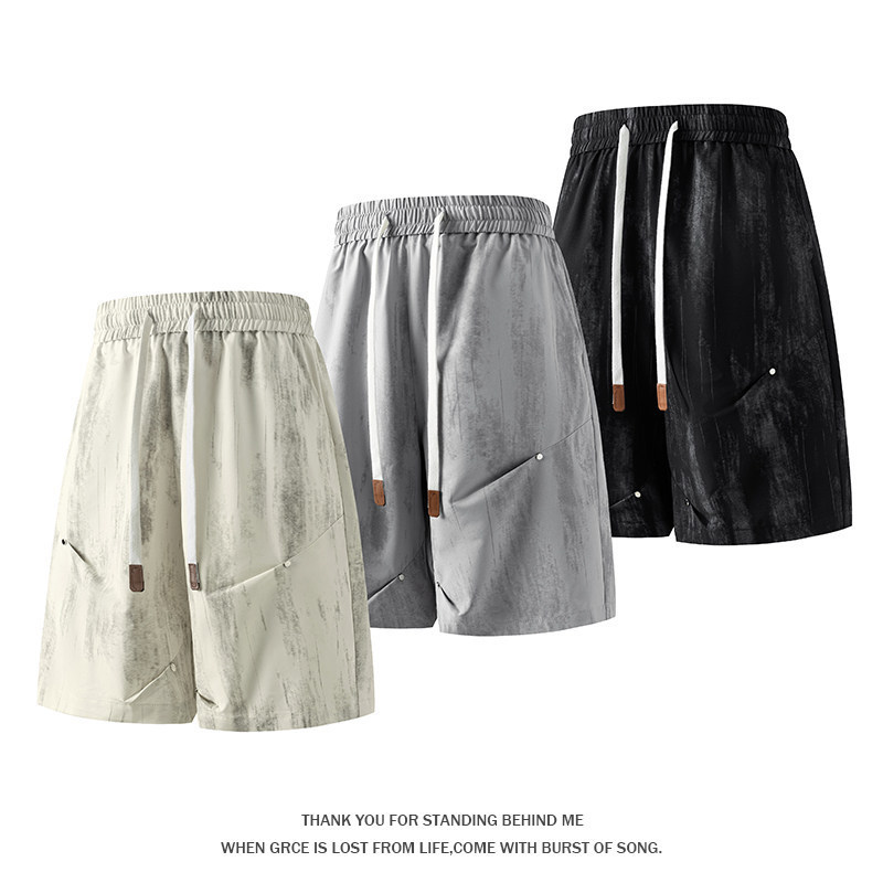 Cross-Border Foreign Trade Polyester Fiber Spandex Blend Shorts for Men and Women, Elastic, Comfortable, Quick-Drying, Sports and Leisure, Multi-Color Cross-Border Foreign Trade Polyester Fiber Spandex Blend Shorts for Men and Women, Elastic, Comfortable, Quick-Drying, Sports and Leisure, Multi-Color