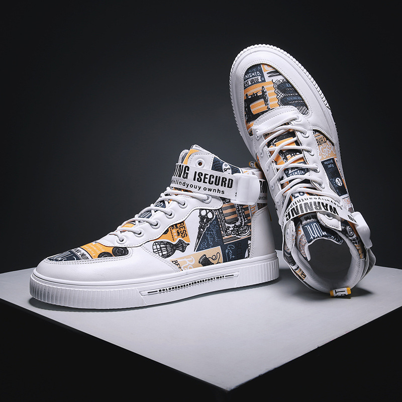 High-top Herren Freizeitschuhe - Modische Koreanische Sneaker_voghion.com