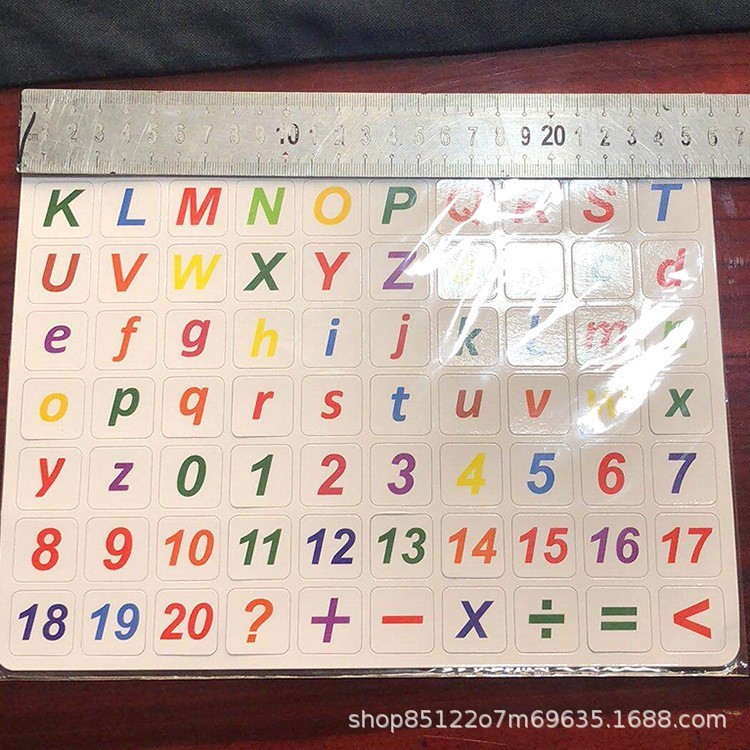 ABC数字と文字の磁気ステッカーセット、子供の早期教育、知育、文字認識、木製画板アクセサリー、磁気シート、磁気吸着|undefined