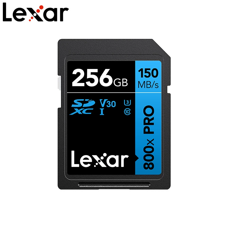 SD Card 800X PRO 32–512 GB, UHS-I V30 / V10, 95 MB/s read speed