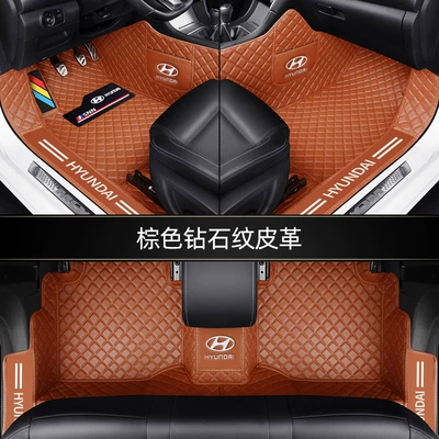 20 Beijing Leading Langting: Ayaqaltılar (Kovriklər) - standard-single-threshold-diamond-brown