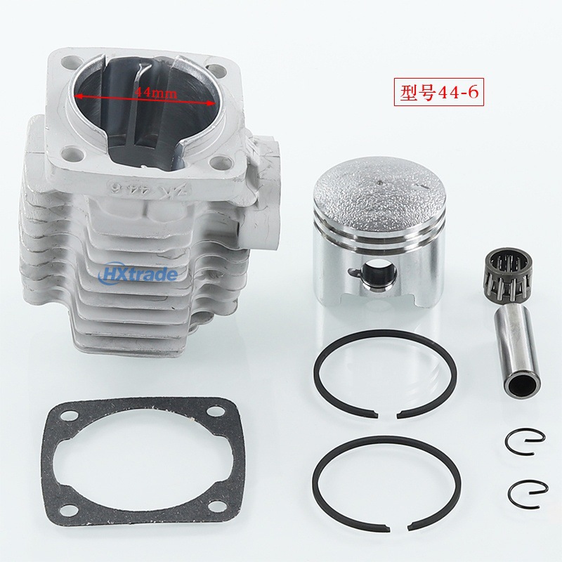 Mini Motorcycle Parts 49Cc Small Sports Car Small Off-Road Vehicle Two-Stroke Engine Cylinder Liner Cylinder Block Piston Assembly