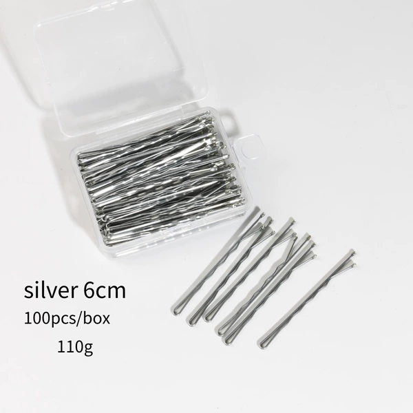 6cm silver clip, 100 pieces