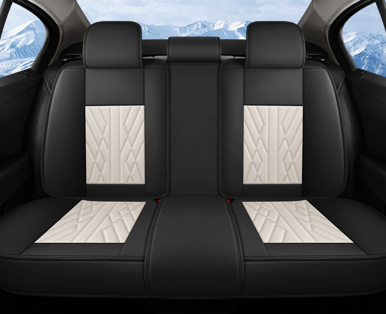 New Napapi Car Cushion Leather Four Seasons Universal Breathable All-inclusive Seat Cover Cross-border Amazon tume Wholesale