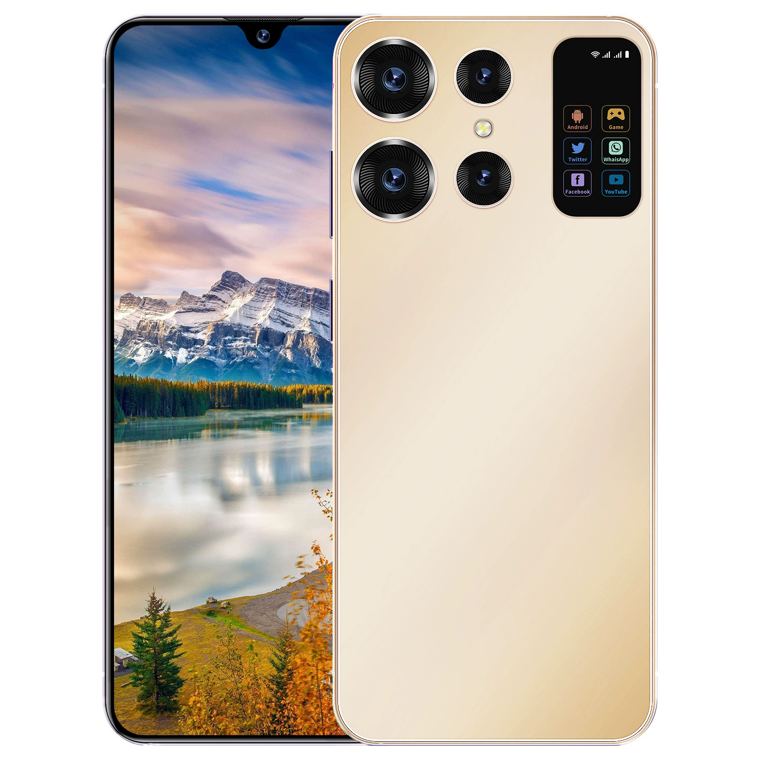 (Кросс-бордерная торговля), S24, смартфон, Android 7.0, 7.0 дюйм, Алиэкспресс, (Физическое)