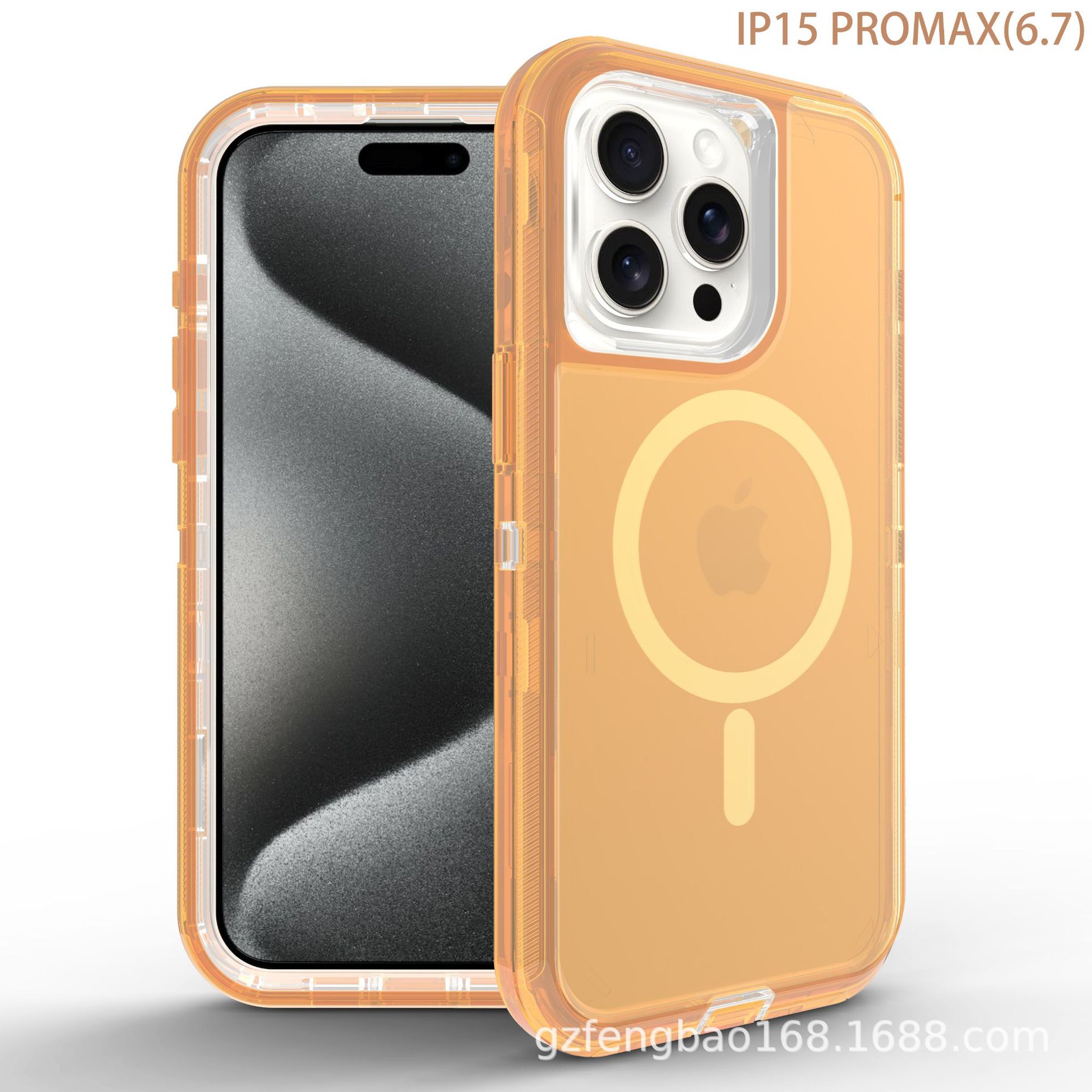 Apple, compatible wireless transparent phone case, robot protected from dust, water and shock, protective case, iphone