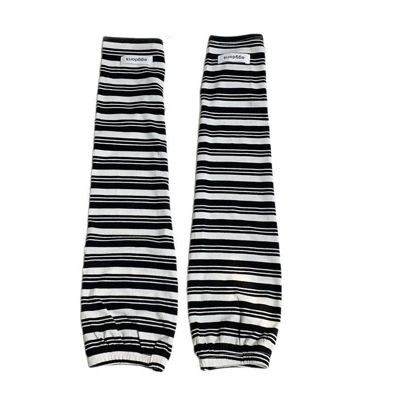 Mangas de hielo, mangas de protección solar, nuevas mujeres, verano, nueva sombra, protección UV, conducción delgada, mangas de mano a rayas sueltas, brazos