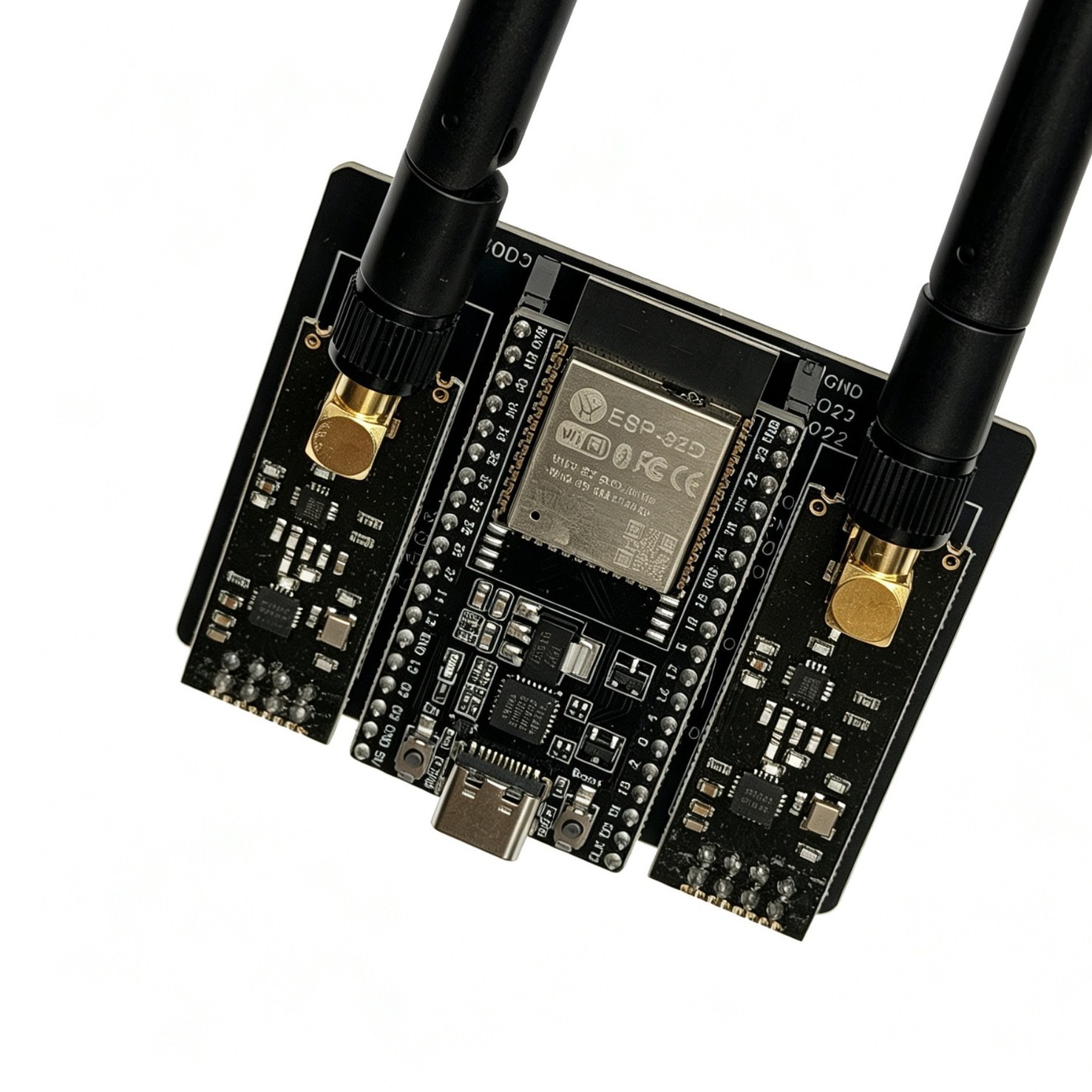 ESP32-DevKitC 开发板搭配 NRF24L01 PA LNA 模块 2.4G 蓝牙 WiFi