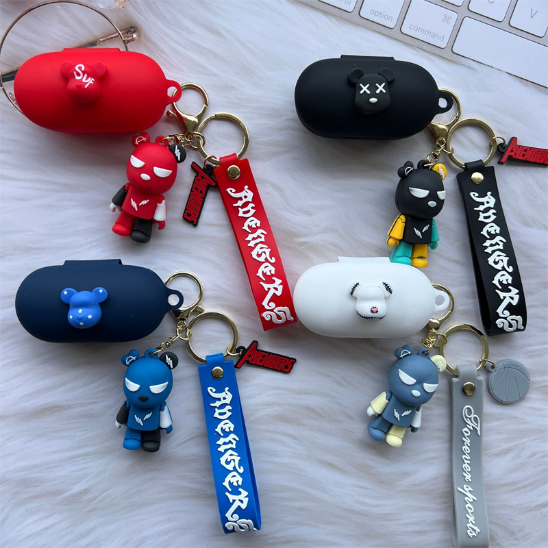 Suitable for Xiaomi Xiaomi Open Type True Wireless Bluetooth Headset Protective Case Cute Cartoon Silicone Soft Case