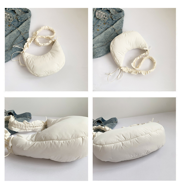 Bagāža un somas 2024. gada jaunā stila versija ikdienas daudzpusīga ins personības vienkārša modes krokota plecu kurjera sieviešu soma_voghion.com