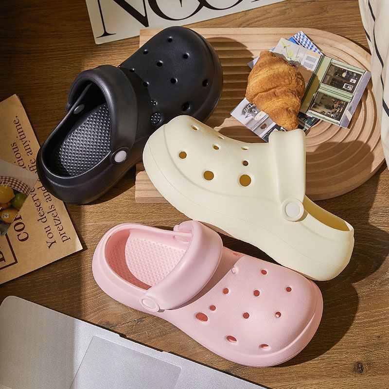 Women's Clogs for Summer 2026, New Spring/Summer Style, Thick-Soled, Comfortable, Non-Slip, Dual-Wear Casual Sandals