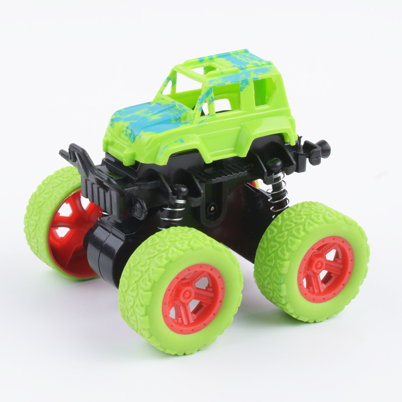 Niños inercia cuatro tracciones vehículo todoterreno al por mayor niño coche de acrobacias modelo de simulación de caída coche de juguete pequeño regalo