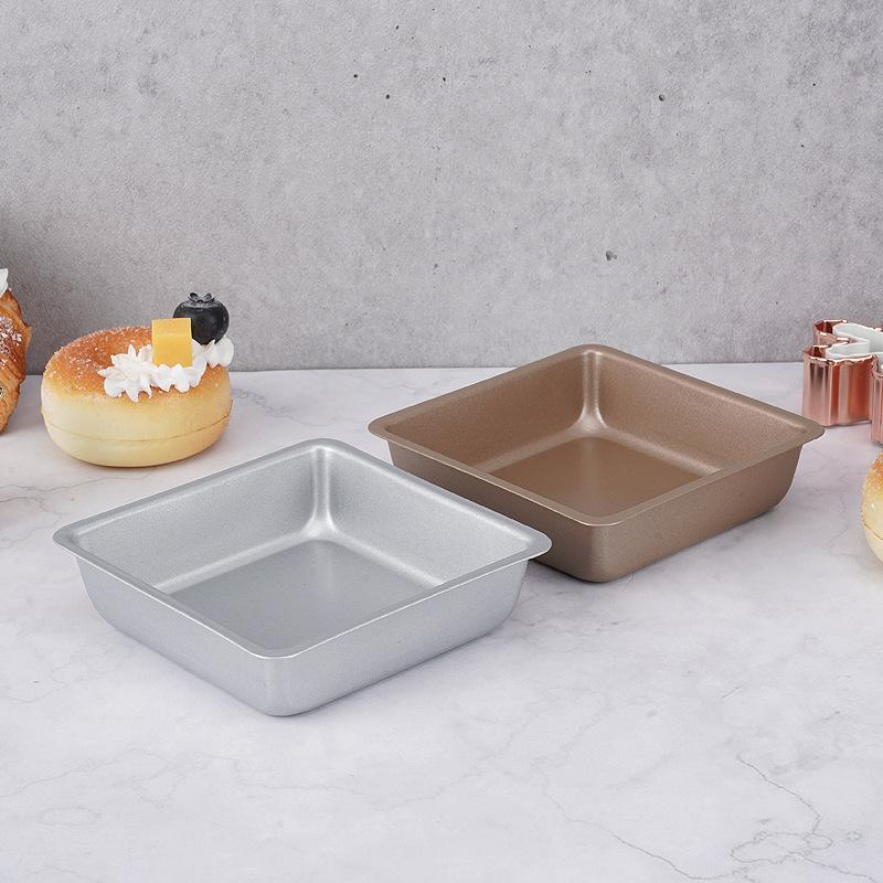 Square carbon steel non-stick bread baking mold, Amazon foreign trade exclusive baking cake pan
