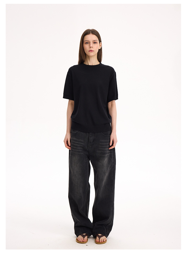 UNF Style 180g Breathable Loose Knit Tee
