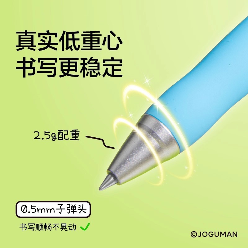 得力乔古漫联名速干低重心中性笔0.5mm学生高颜值签字笔卡通可爱|undefined