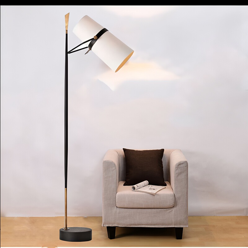 Modern Minimalist Living Room Sofa Floor Lamp American Bedroom Bedside Desk Vertical Personalized Eye Protection All-Copper Floor Lamp Modern Minimalist Living Room Sofa Floor Lamp American Bedroom Bedside Desk Vertical Personalized Eye Protection All-Copper Floor Lamp