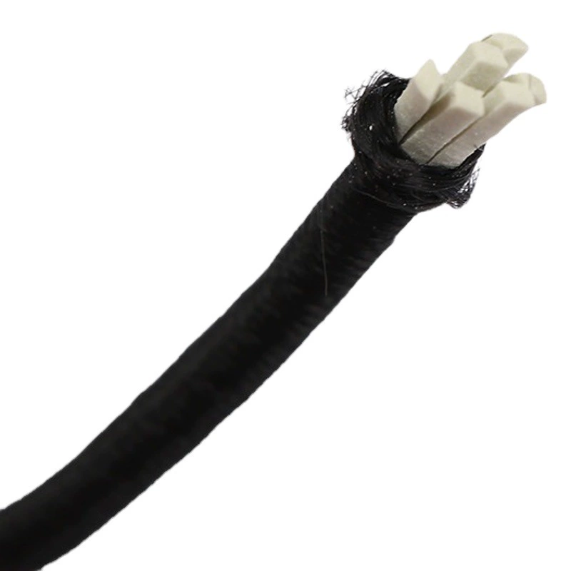 В наличии оптом 3 мм черная эластичная веревка отечественный резиновый круглый эластичный пояс батут эластичная веревка носок брюки резиновая веревка