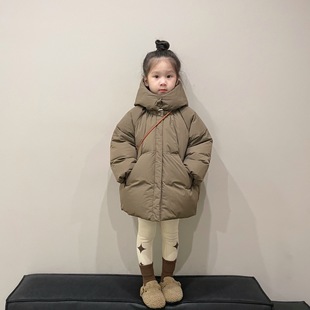 Демисезонный пуховик для мальчиков, куртка, детская одежда, 2023, в корейском стиле, утиный пух