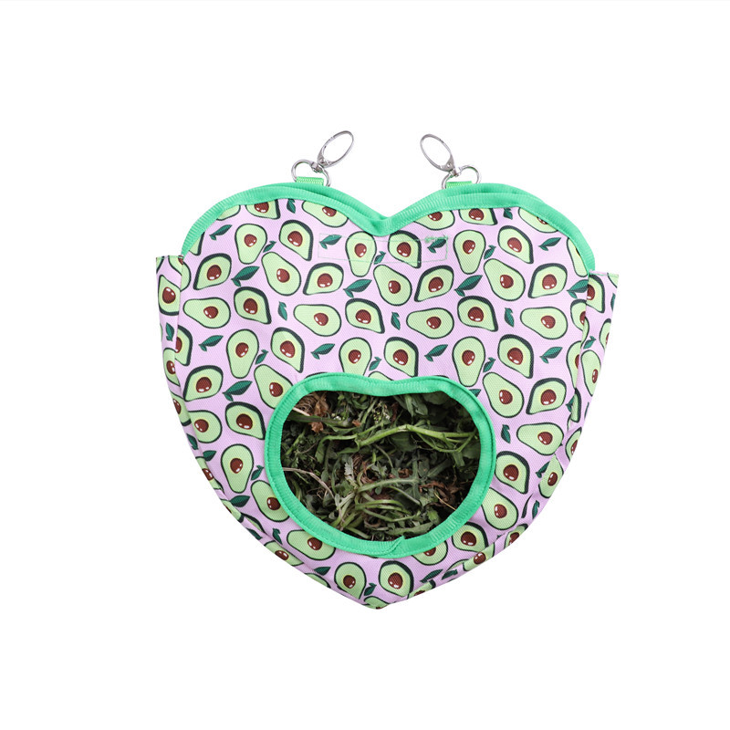 Amazon Rabbit Hay Feeding Bag Small Pet Guinea Pig Hay Pack Suspended Large Capacity Grass Feeding Bag