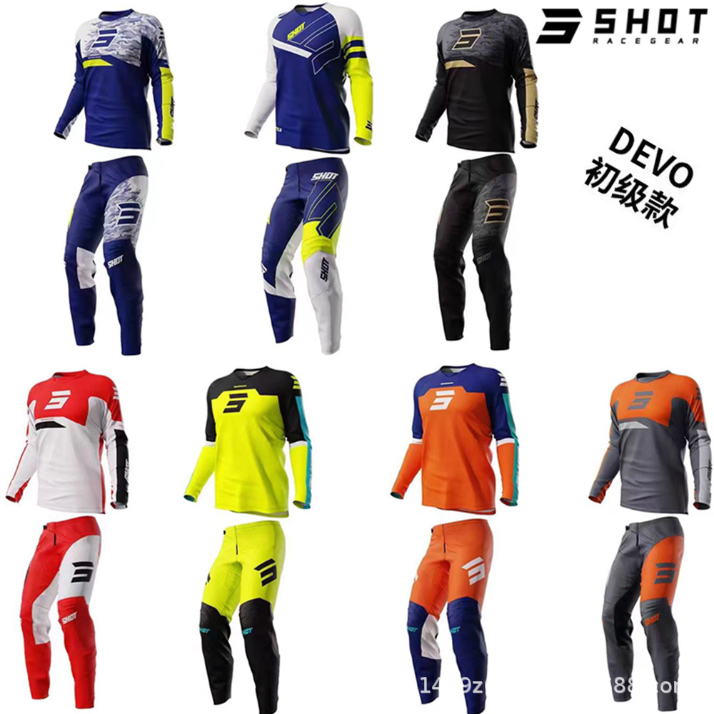 2025 New SHOT Mountain Bike Riding Suit Motocross suit Quick Drying Sweat Wicking