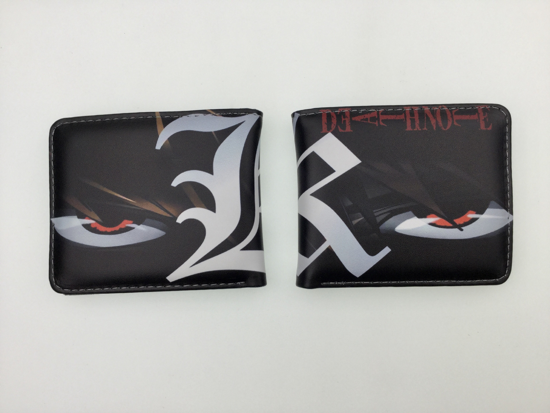 Death Note L noche Shenyue mi Haisha juego de dibujos animados billetera periférica corto horizontal monedero estudiante titular la tarjeta