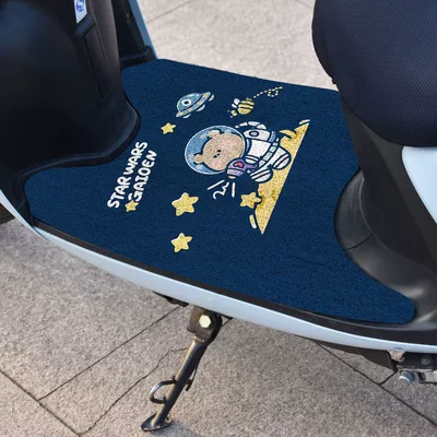 Pedal Mats, Cuttable Thickeneded — Electric vehicle foot mat