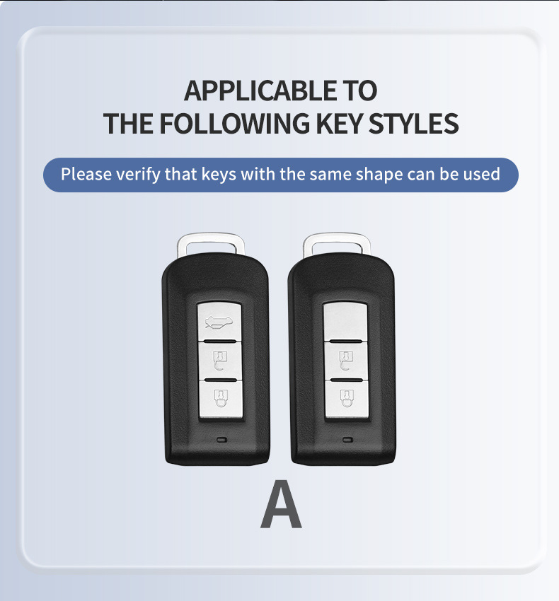 Suitable for Gac Mitsubishi Key Cover, Outlander 2023 Model, Full Coverage Classic Keychain for Eclipse Cross, Lancer Ex
