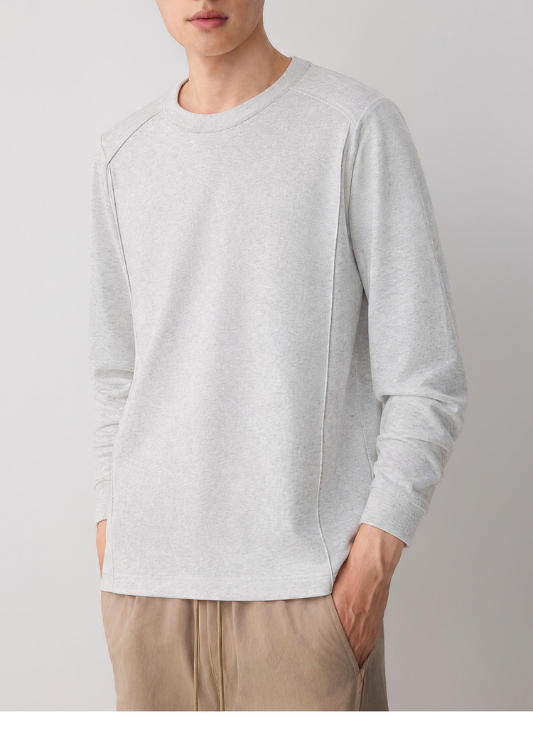 Áo hoodie nam nỉ cao cấp phong cách thông minh, chia cắt lập thể, kiểu dáng đơn giản hiện đại — đen chi tiết 20