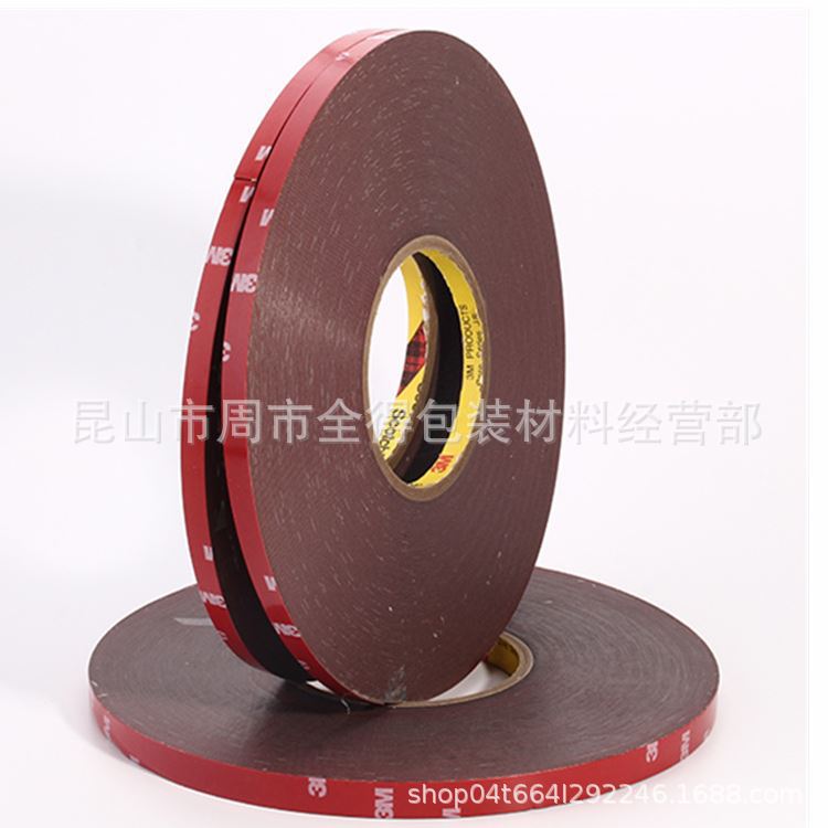 3M4229P亚克力泡棉双面胶标牌金属饰板汽车配件玻璃的复合粘贴