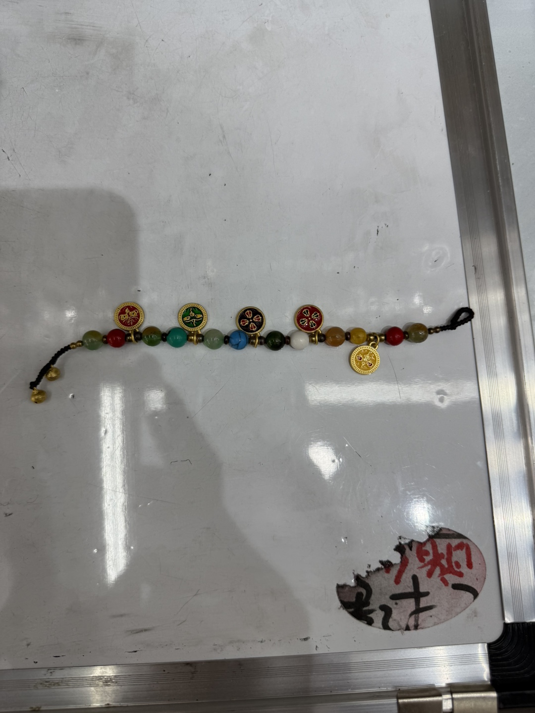 New Chinese Ethnic Style Retro Bracelet Niche Design Xizang Five-Way God of Wealth Natural Stone Braided Bracelet for Women