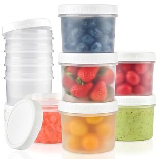 Plastic Jar High Temperature Resistant Disposable Food Grade Pudding Cup Ice Cream Box Cake Doodle Jar with Lid