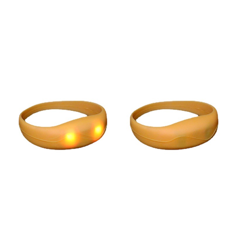 LED pulsera luminosa de silicona noche corriendo partido controlado por voz vibración flash pulsera muñeca Correa concierto alegría apoyos