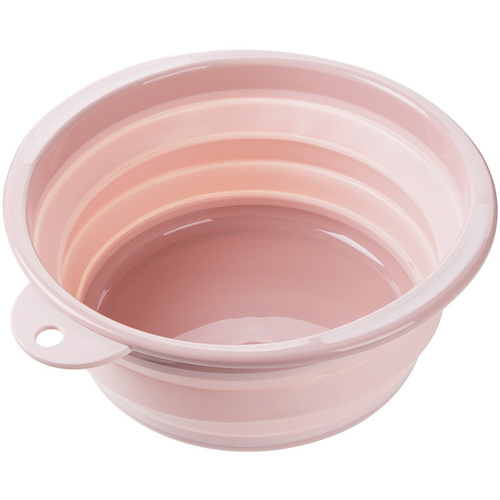 Foldable basin portable travel compression wash basin student dormitory with large household basin small plastic basin