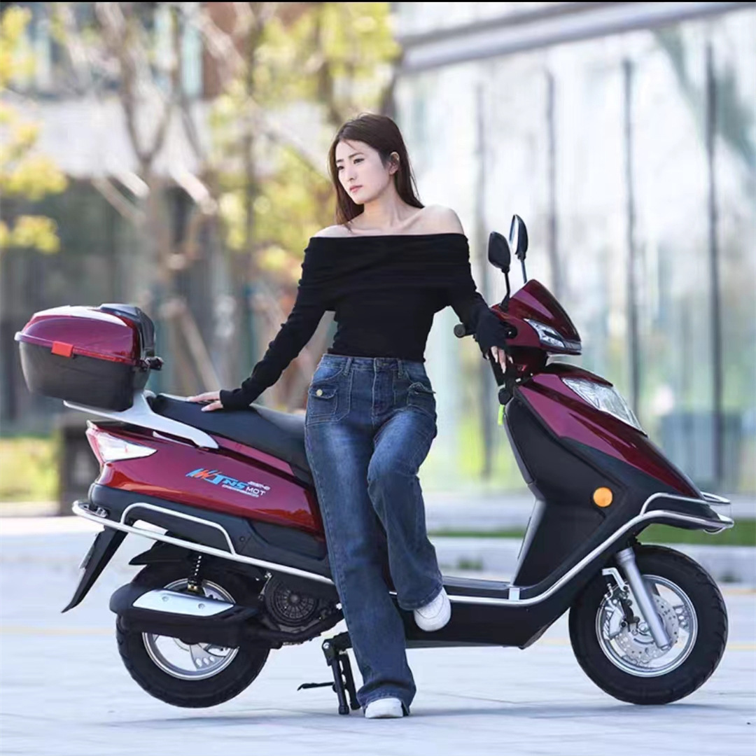 Yuzuan Motorcycle Can Be Registered as a Fuel-Powered Scooter, National Iv Electronic Injection 125Cc Air-Cooled Fuel-Saving Street Bike for Takeout