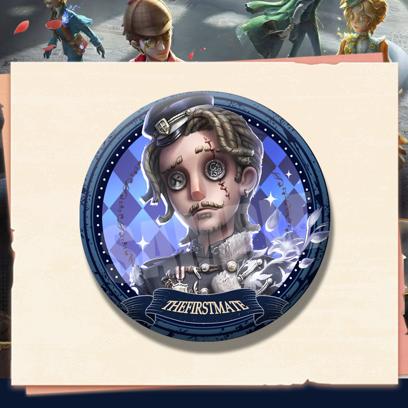 第五人格游戏完美杀青系列摄影师红夫人小说家画家75mm大徽章吧唧|undefined