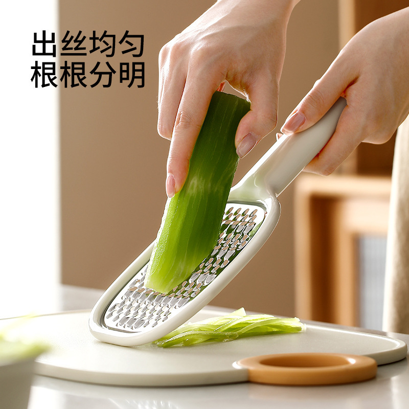 FaSoLa野菜切り器ジャガイモの千切り器のズッキーニのおろしの刀のステンレスのかんなの多機能の両面のおろし|undefined