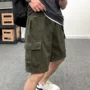 宽松直筒日系复古休闲裤
