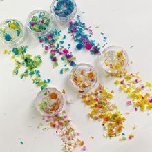 日系美甲干花ins植物混色装小碎花瓣瓶装指甲饰品批发