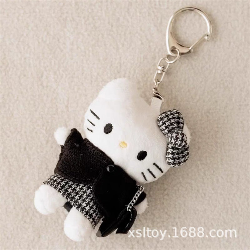 迷你-黑色千鸟格