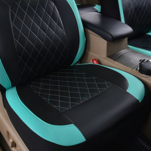 Cross-Border Foreign Trade Car Seat Covers, Single-Line Diamond Quilted Embroidery, Curved Leather, Pu Leather, Artificial Leather, Export to Europe and America