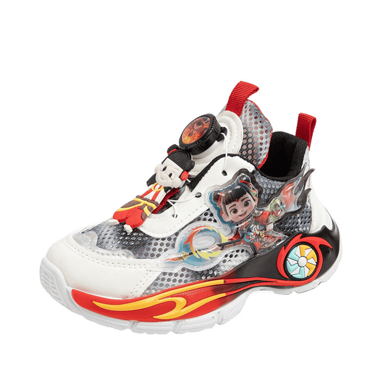 Zapatos deportivos para niños lindos y luminosos 2025 primavera nuevo estilo niños y niñas