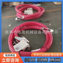 螺旋软管吸料机图片 小型家用工业抽沙机 玉米小麦车载吸粮机