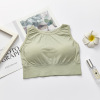 Supporting top with cups, bra top, T-shirt for yoga