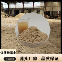 硅藻土厂家供应助滤剂吸附涂料水产养殖饲料黄色硅藻土现货批发