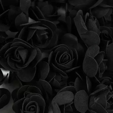 Black foam rose