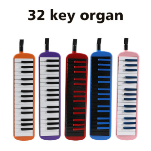 Cross-Border Hot Selling 37-Key Mouth Organ for Beginners 32-Key Mouth Organ for Children's Classroom Practice Multi-Color Optional Musical Instrument Wholesale